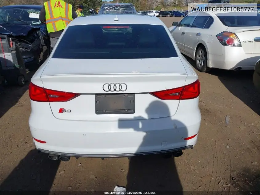 2015 Audi S3 2.0T Premium Plus VIN: WAUBFGFF8F1085777 Lot: 42123105