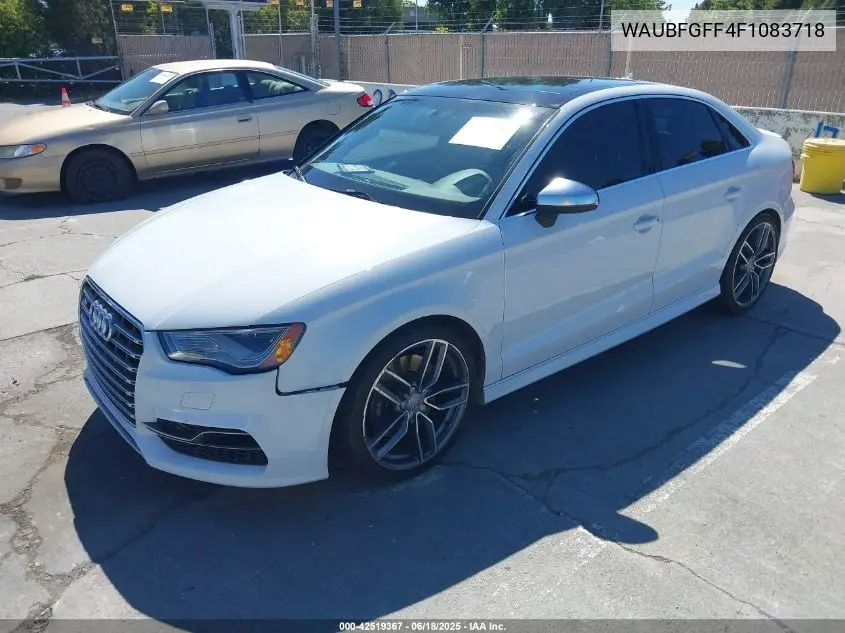 2015 Audi S3 2.0T Premium Plus VIN: WAUBFGFF4F1083718 Lot: 42519367