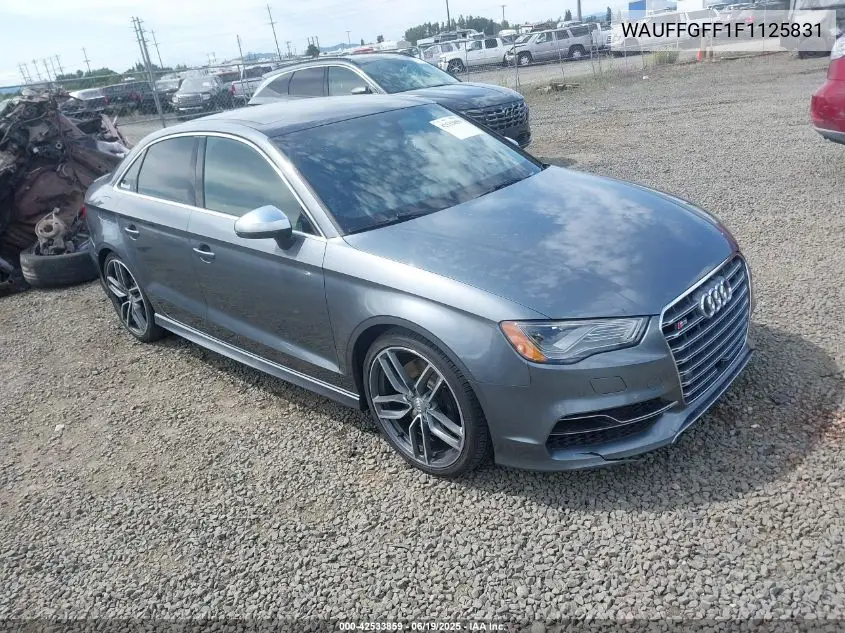 2015 Audi S3 2.0T Premium Plus VIN: WAUFFGFF1F1125831 Lot: 42533859