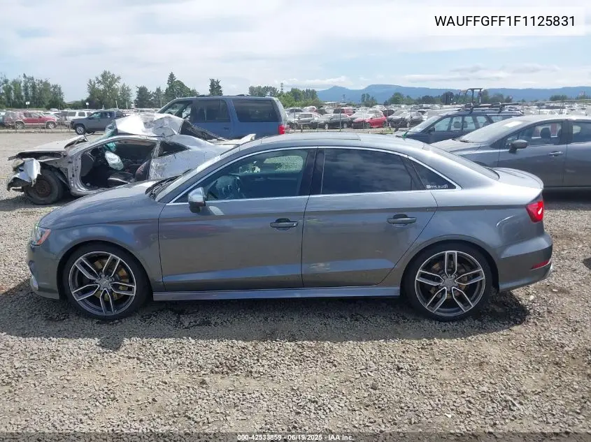 2015 Audi S3 2.0T Premium Plus VIN: WAUFFGFF1F1125831 Lot: 42533859