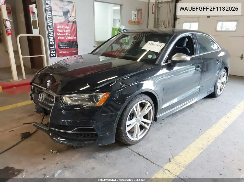 2015 Audi S3 2.0T Premium Plus VIN: WAUBFGFF2F1132026 Lot: 42583444