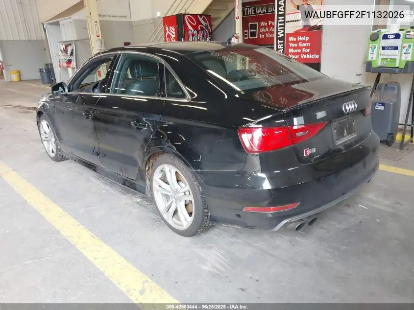 2015 Audi S3 2.0T Premium Plus VIN: WAUBFGFF2F1132026 Lot: 42583444