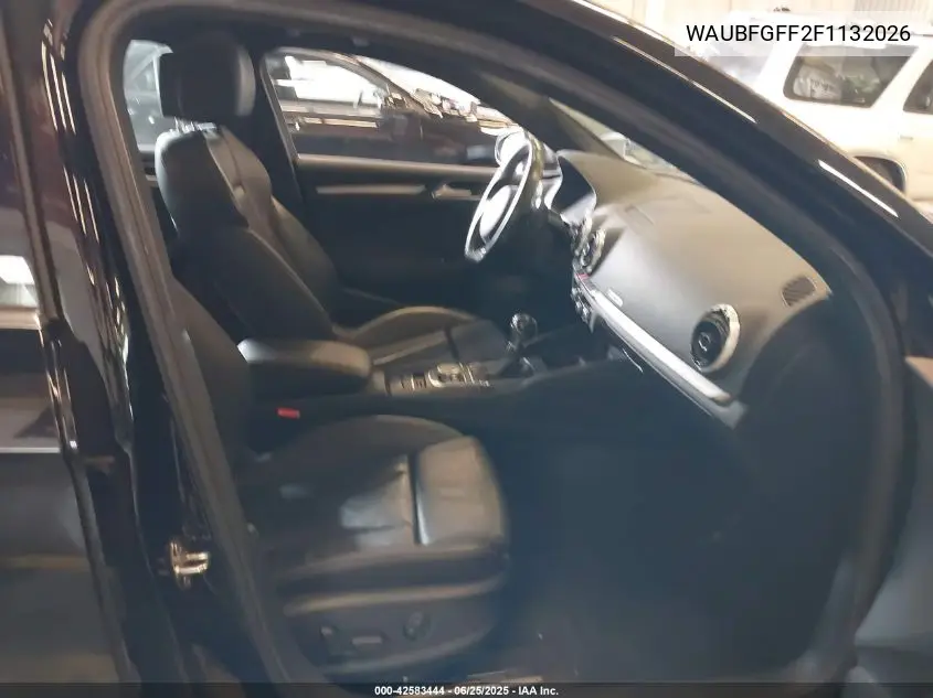 2015 Audi S3 2.0T Premium Plus VIN: WAUBFGFF2F1132026 Lot: 42583444