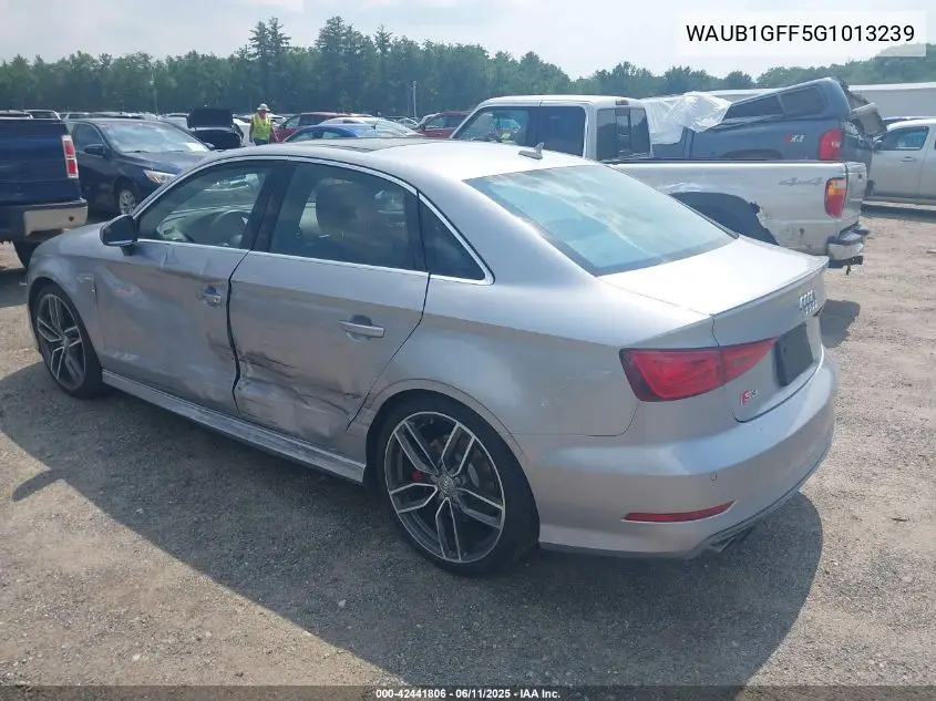 2016 Audi S3 2.0T Premium Plus VIN: WAUB1GFF5G1013239 Lot: 42441806