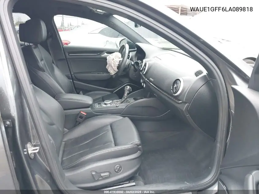 2020 Audi S3 Premium Plus Tfsi Quattro S Tronic VIN: WAUE1GFF6LA089818 Lot: 41935550