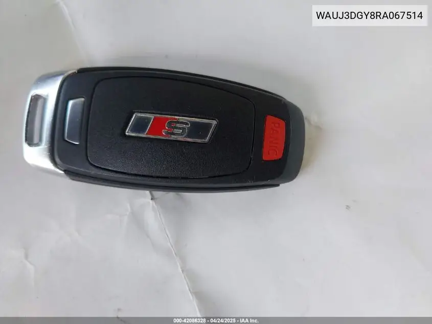 2024 Audi S3 Prestige Tfsi Quattro S Tronic VIN: WAUJ3DGY8RA067514 Lot: 42086328