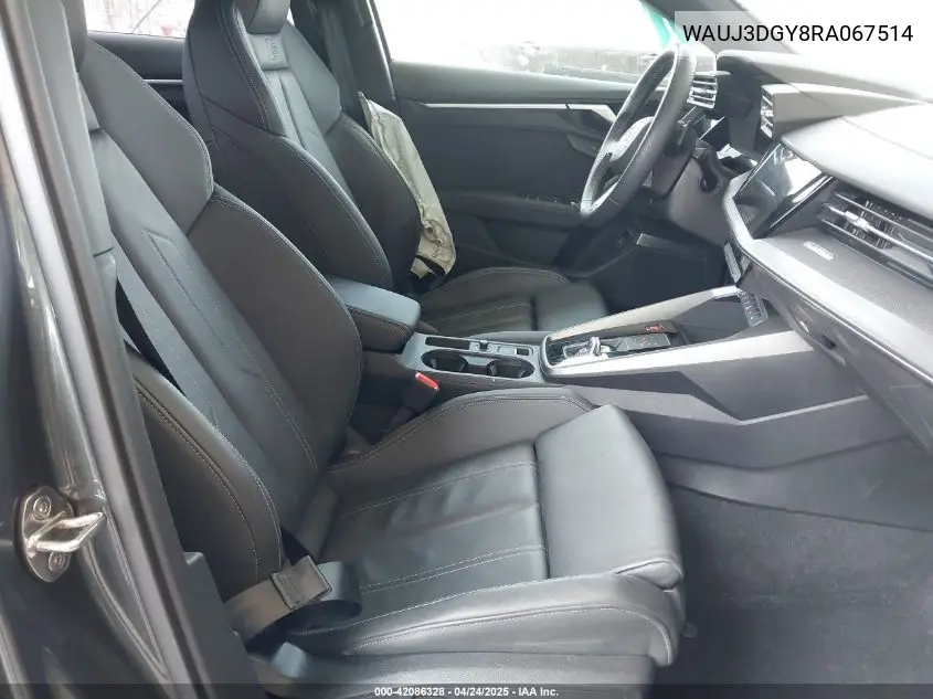2024 Audi S3 Prestige Tfsi Quattro S Tronic VIN: WAUJ3DGY8RA067514 Lot: 42086328
