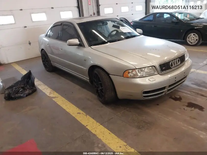 2001 Audi S4 2.7T VIN: WAURD68D51A116213 Lot: 42489941