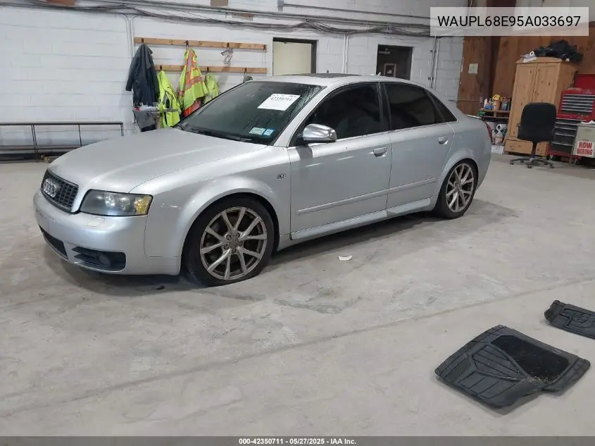 2005 Audi S4 4.2 VIN: WAUPL68E95A033697 Lot: 42350711