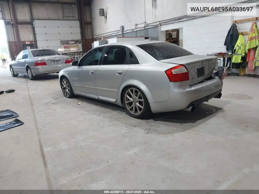 2005 Audi S4 4.2 VIN: WAUPL68E95A033697 Lot: 42350711
