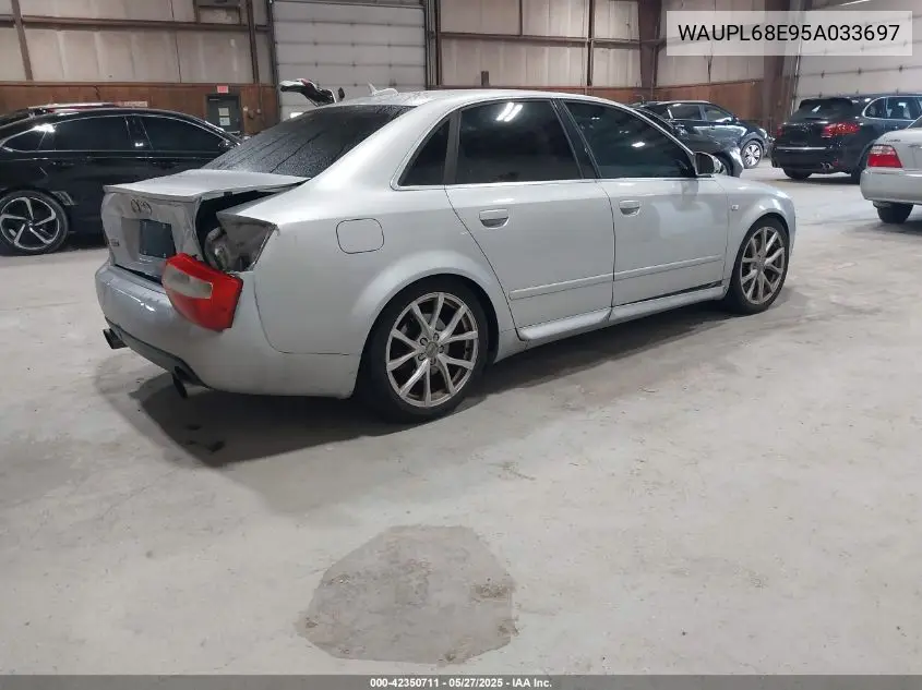2005 Audi S4 4.2 VIN: WAUPL68E95A033697 Lot: 42350711