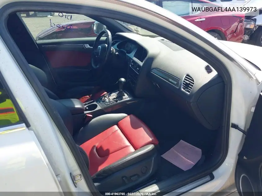 2010 Audi S4 3.0 Premium Plus VIN: WAUBGAFL4AA139973 Lot: 41963765