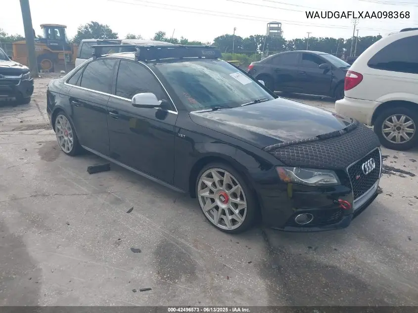 2010 Audi S4 3.0 Premium Plus VIN: WAUDGAFLXAA098368 Lot: 42496573