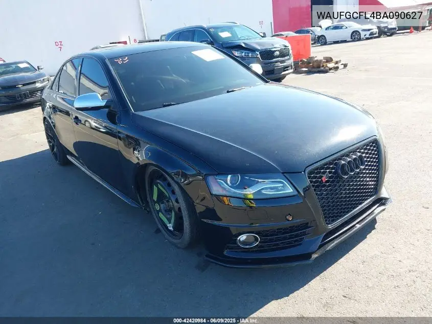 2011 Audi S4 3.0 Premium VIN: WAUFGCFL4BA090627 Lot: 42420984