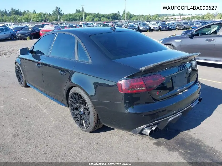 2011 Audi S4 3.0 Premium VIN: WAUFGCFL4BA090627 Lot: 42420984