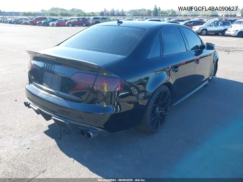 2011 Audi S4 3.0 Premium VIN: WAUFGCFL4BA090627 Lot: 42420984