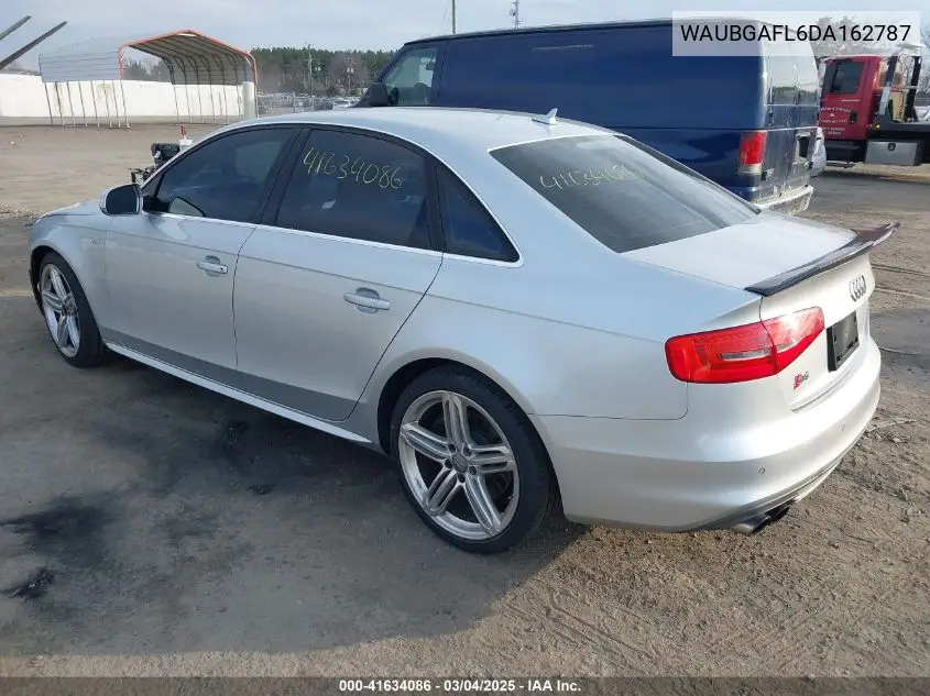 2013 Audi S4 3.0T Premium Plus VIN: WAUBGAFL6DA162787 Lot: 41634086
