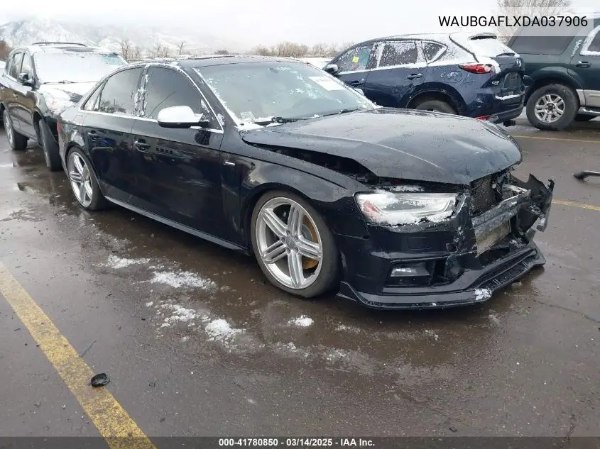 2013 Audi S4 3.0T Premium Plus VIN: WAUBGAFLXDA037906 Lot: 41780850