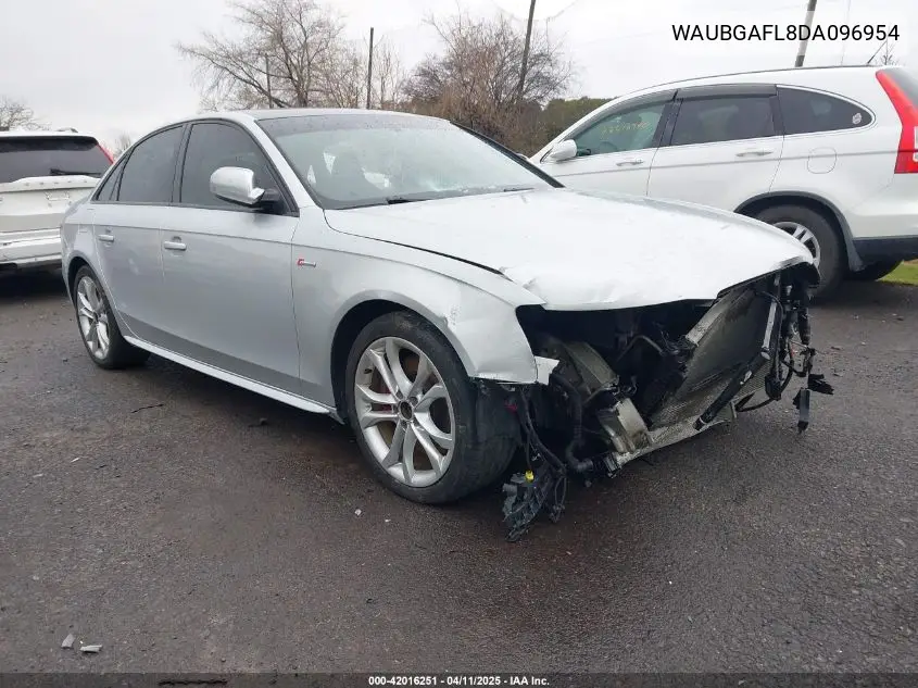2013 Audi S4 3.0T Premium Plus VIN: WAUBGAFL8DA096954 Lot: 42016251