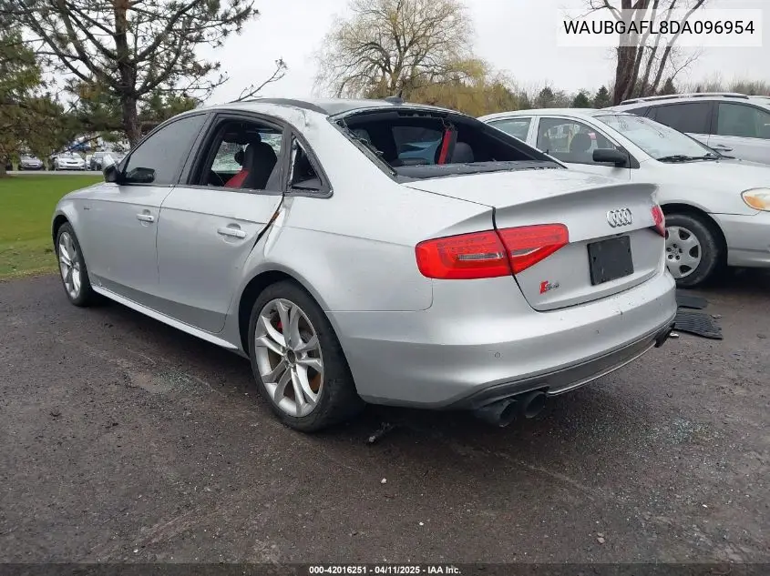 2013 Audi S4 3.0T Premium Plus VIN: WAUBGAFL8DA096954 Lot: 42016251