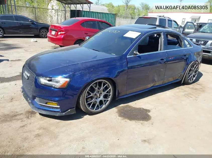 2013 Audi S4 3.0T Premium Plus VIN: WAUKGAFL4DA085305 Lot: 42092337