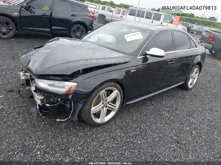 2013 Audi S4 3.0T Premium Plus VIN: WAUKGAFL4DA079813 Lot: 42318994