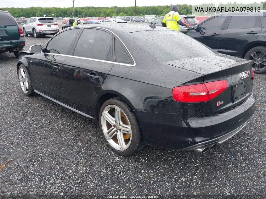 2013 Audi S4 3.0T Premium Plus VIN: WAUKGAFL4DA079813 Lot: 42318994