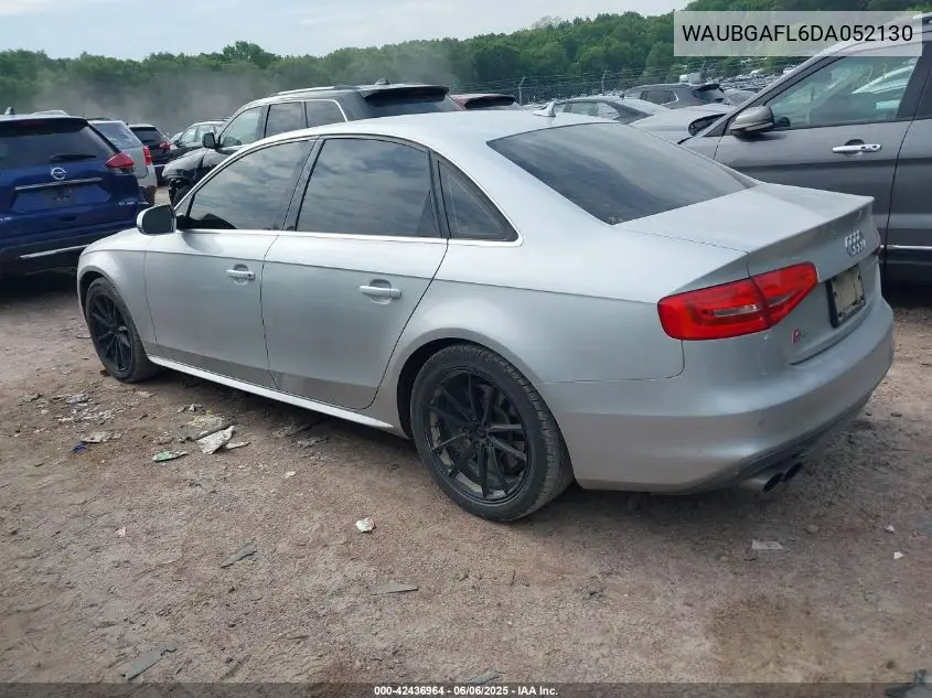 2013 Audi S4 3.0T Premium Plus VIN: WAUBGAFL6DA052130 Lot: 42436964