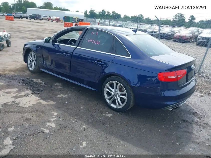 2013 Audi S4 3.0T Premium Plus VIN: WAUBGAFL7DA135291 Lot: 42471161