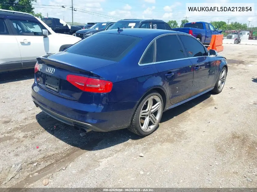 2013 Audi S4 3.0T Premium Plus VIN: WAUKGAFL5DA212854 Lot: 42529294