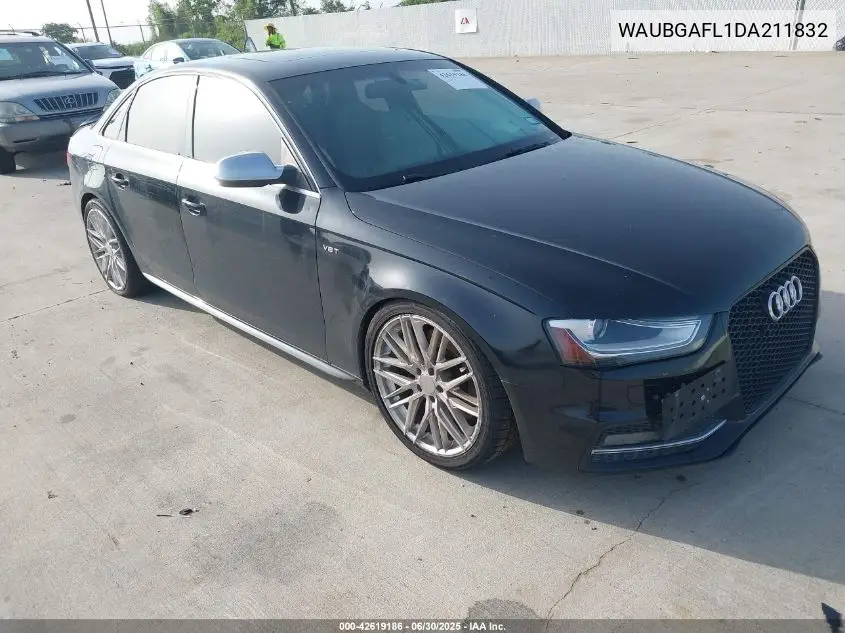 2013 Audi S4 3.0T Premium Plus VIN: WAUBGAFL1DA211832 Lot: 42619186