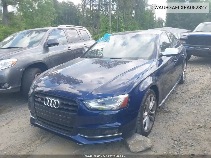 2014 Audi S4 3.0T Premium Plus VIN: WAUBGAFLXEA052827 Lot: 42150917