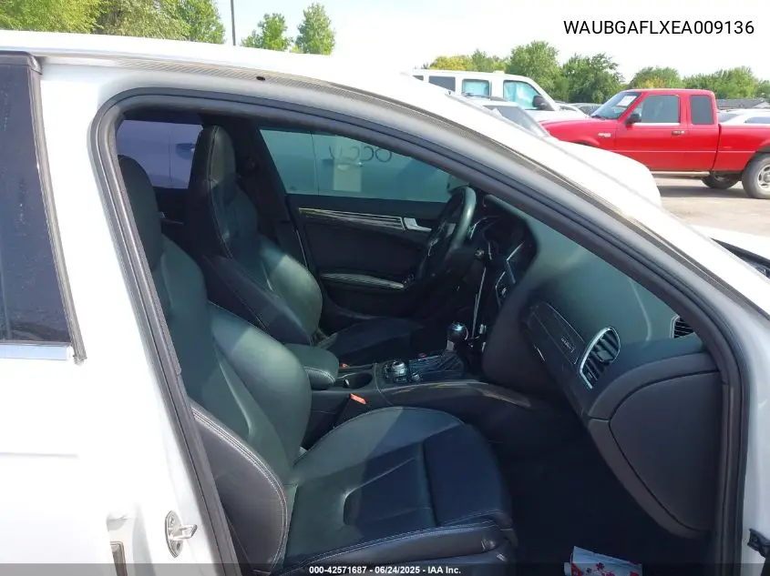 2014 Audi S4 3.0T Premium Plus VIN: WAUBGAFLXEA009136 Lot: 42571687