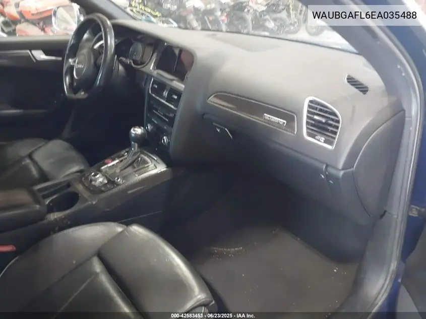 2014 Audi S4 3.0T Premium Plus VIN: WAUBGAFL6EA035488 Lot: 42583453