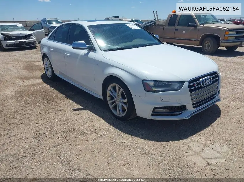 2015 Audi S4 3.0T Premium Plus VIN: WAUKGAFL5FA052154 Lot: 42307691