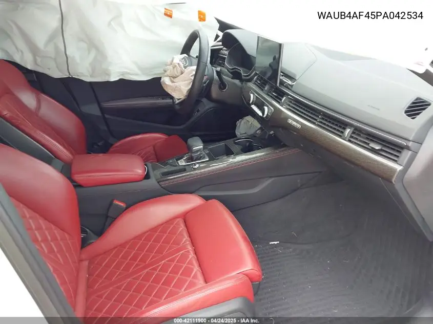 2023 Audi S4 Premium Plus Tfsi Quattro Tiptronic VIN: WAUB4AF45PA042534 Lot: 42111900