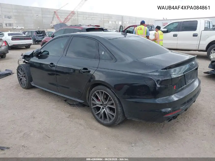 2023 Audi S4 Premium Plus Tfsi Quattro Tiptronic VIN: WAUB4AF4XPA084861 Lot: 42600664