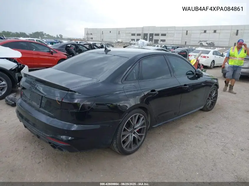 2023 Audi S4 Premium Plus Tfsi Quattro Tiptronic VIN: WAUB4AF4XPA084861 Lot: 42600664