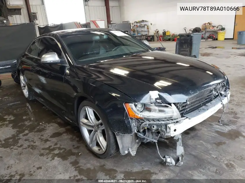 2009 Audi S5 4.2L VIN: WAURV78T89A010666 Lot: 42444621