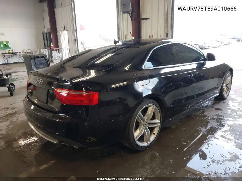2009 Audi S5 4.2L VIN: WAURV78T89A010666 Lot: 42444621