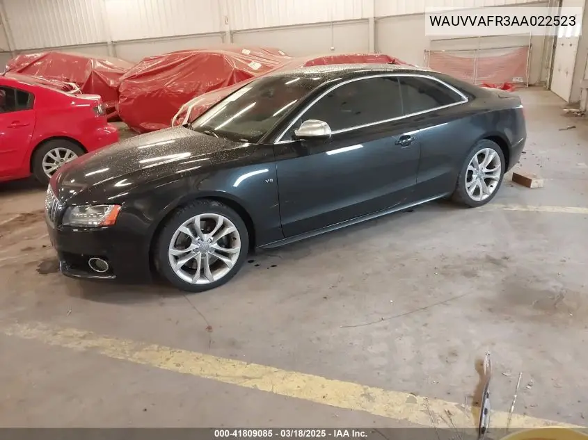 2010 Audi S5 4.2 Premium Plus VIN: WAUVVAFR3AA022523 Lot: 41809085