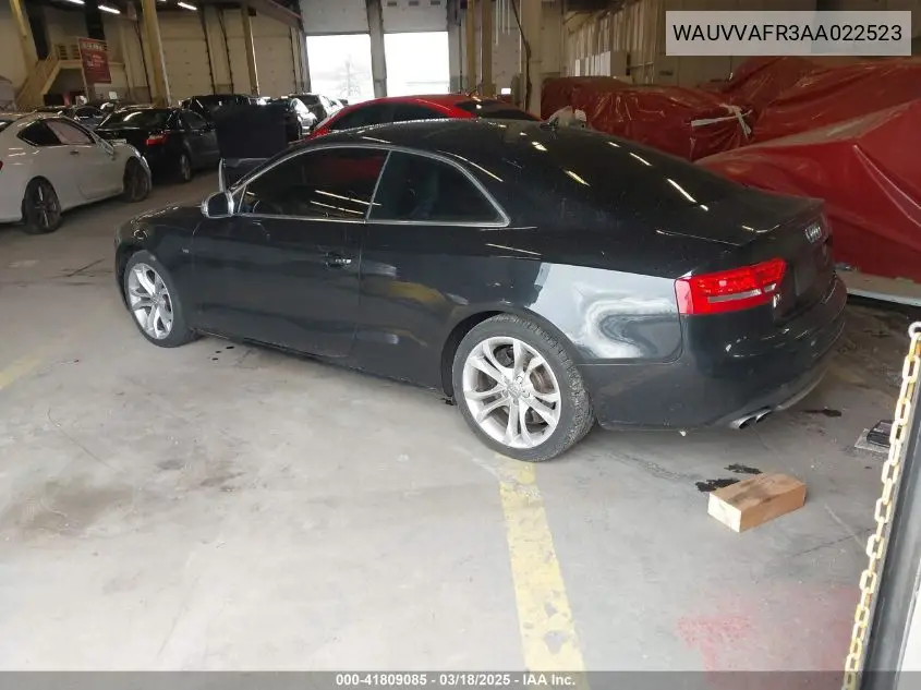 2010 Audi S5 4.2 Premium Plus VIN: WAUVVAFR3AA022523 Lot: 41809085