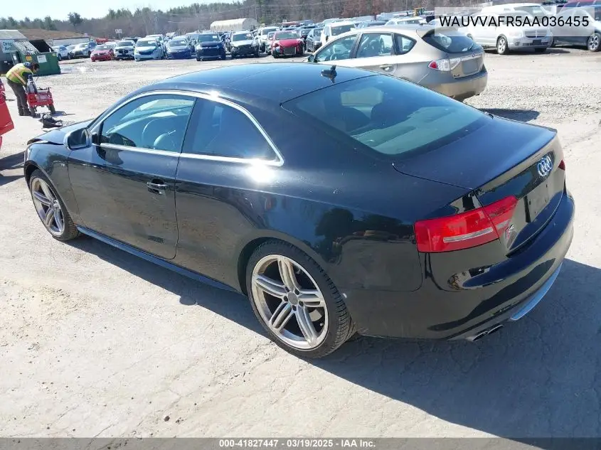 2010 Audi S5 4.2 Premium Plus VIN: WAUVVAFR5AA036455 Lot: 41827447