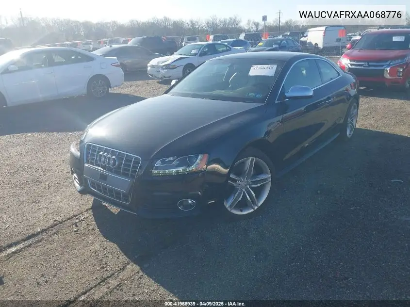 2010 Audi S5 Premium Plus VIN: WAUCVAFRXAA068776 Lot: 41968939