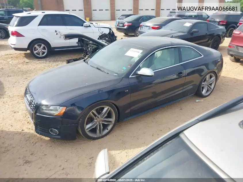 2010 Audi S5 4.2 Premium Plus VIN: WAUGVAFR9AA066681 Lot: 42165908