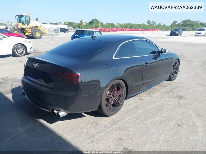 2010 Audi S5 4.2 Premium Plus VIN: WAUCVAFR2AA062339 Lot: 42193891