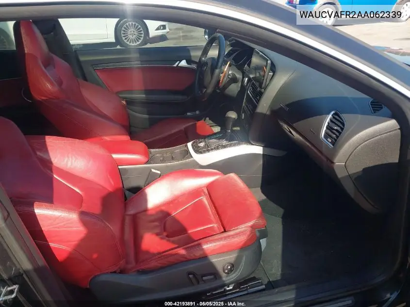 2010 Audi S5 4.2 Premium Plus VIN: WAUCVAFR2AA062339 Lot: 42193891