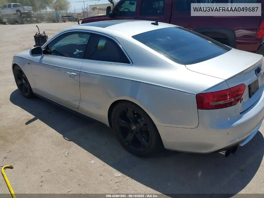 2010 Audi S5 4.2 Premium Plus VIN: WAU3VAFR4AA049687 Lot: 42461563