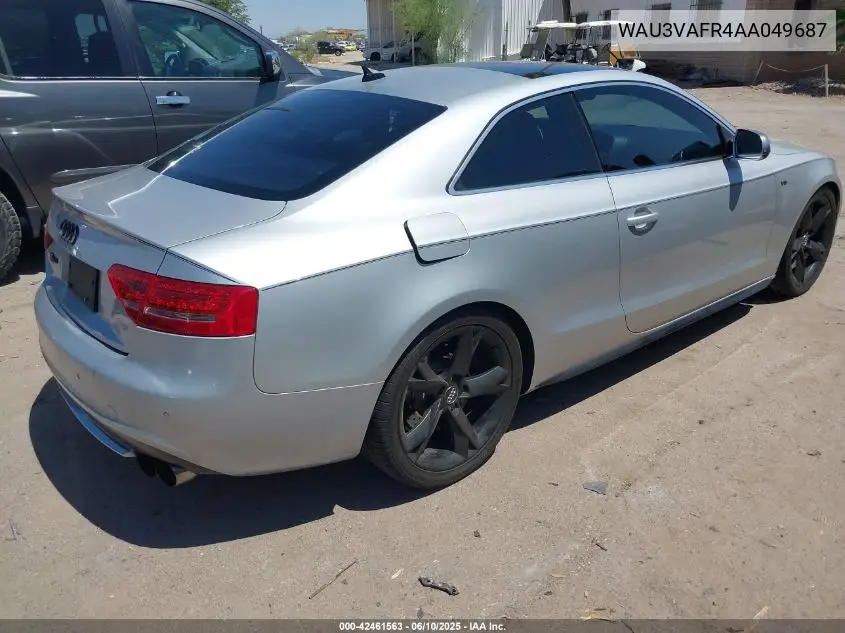 2010 Audi S5 4.2 Premium Plus VIN: WAU3VAFR4AA049687 Lot: 42461563