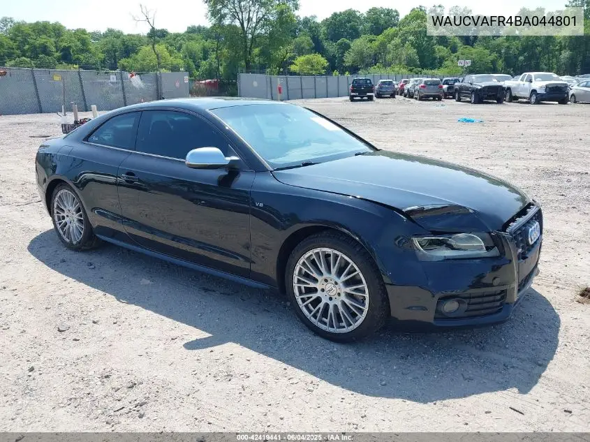 2011 Audi S5 4.2 Premium Plus VIN: WAUCVAFR4BA044801 Lot: 42419441